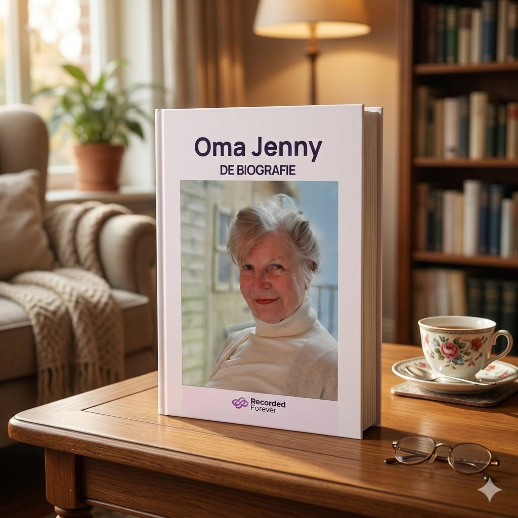 Zie hoe makkelijk jouw levensverhaal een écht boek wordt.